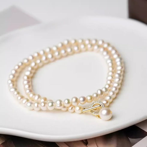 Freshwater Pearl Pendant Collar Necklace