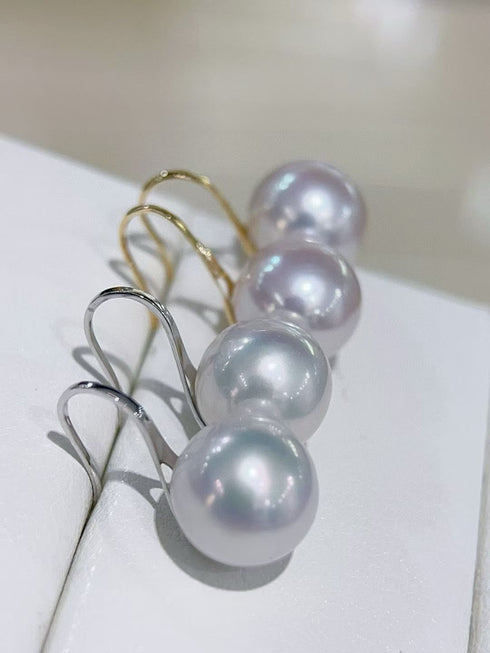 Classic Pearl Hook Earrings - 18k Gold Vermeil