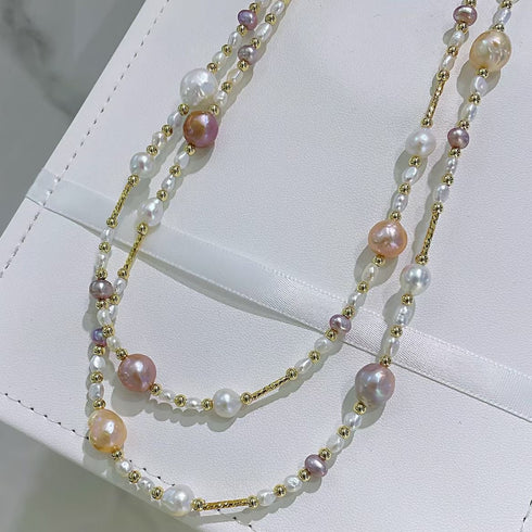 93cm Multi-Tone Baroque Pearl Necklace