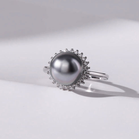 Sunflower Tahitian Pearl Ring