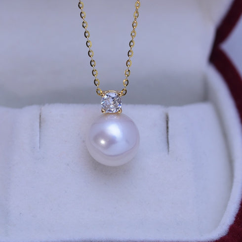 Timeless Kate Zirconia Pearl Pendant Necklace - Perfect Daily Wear