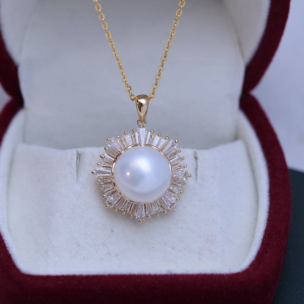 11-12mm Edison Pearl & Aisling Earrings - Necklaces made with hand-selected pearls from House of Pearls