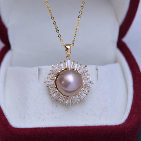 11-12mm Edison Pearl & Aisling Earrings - Necklaces made with hand-selected pearls from House of Pearls