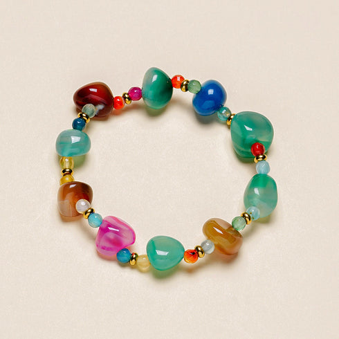 Colorful beaded bracelet