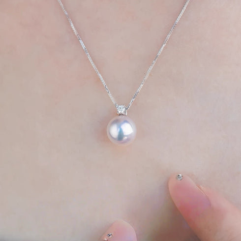 Timeless Kate Freshwater Pearl Pendant - 18K Solid Gold