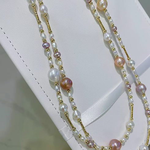 93cm Multi-Tone Baroque Pearl Necklace