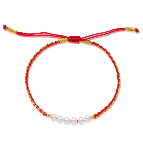 4-5mm Freshwater Baby Pearl Weave Bracelet - May-Lynn