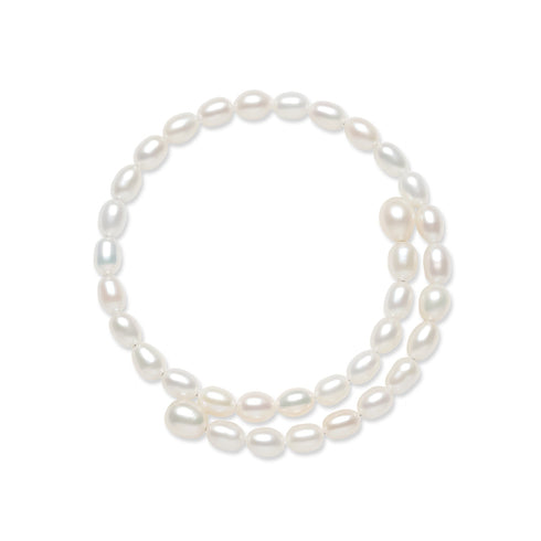 6-7mm Freshwater Rice Pearls Bracelet - May-Lynn Jewelry