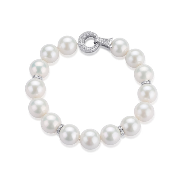 11-13mm Large Pearl Bracelet - Chic Timeless Elegance