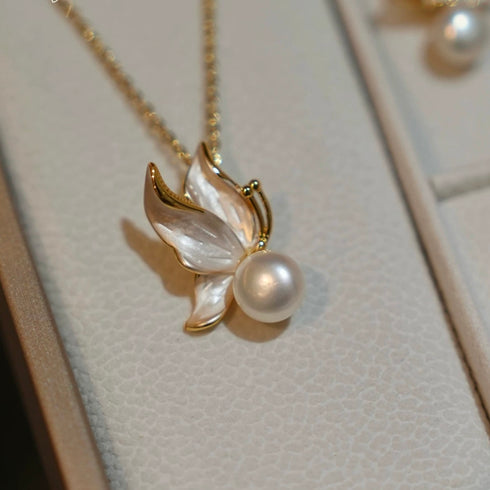 Butterfly Freshwater Pearl Set