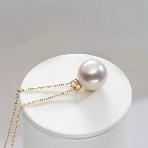 Timeless Kate Freshwater Pearl Pendant - 18K Solid Gold