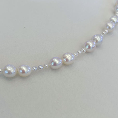 Elegant Dual Pears Beaded Necklace