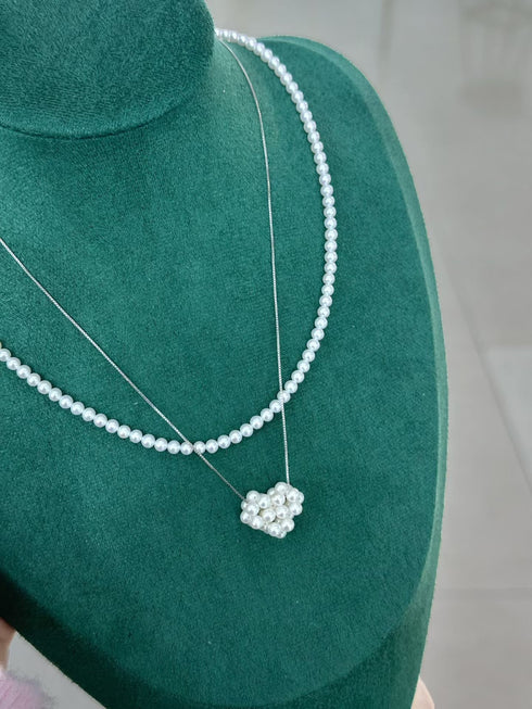 Handmade Heart Pearl Pendant