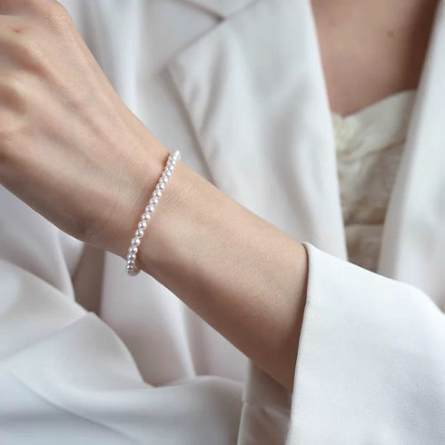 3-4mm Mini High Luster Pearl Beaded Bracelet