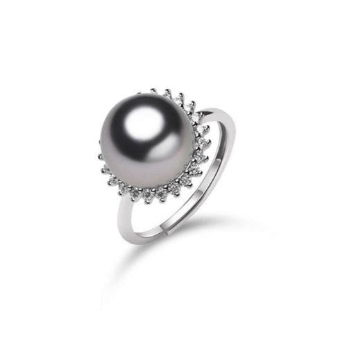 Sunflower Tahitian Pearl Ring
