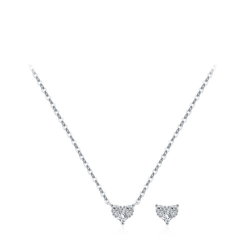 Colorful Birthstone Heart Pendant Necklace - Sterling Silver