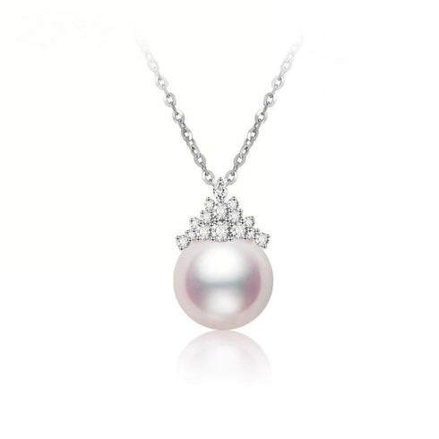Freshwater Pearl Ice Queen Pendant Necklace