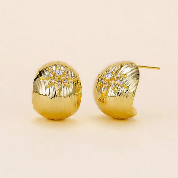 Starburst Dome Earrings