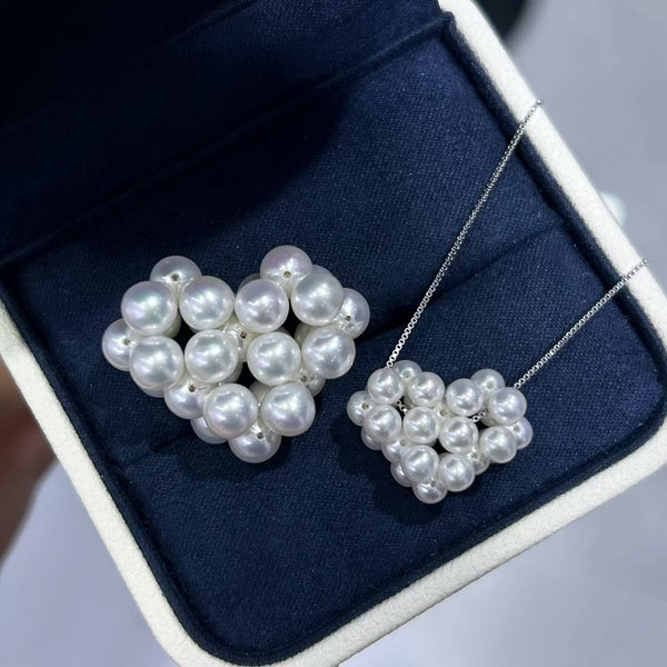 Handmade Heart Pearl Pendant