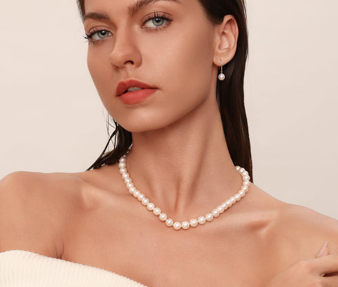 Double Chain Freshwater Bracelet 14K Gold