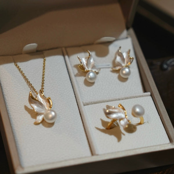 Butterfly Freshwater Pearl Set