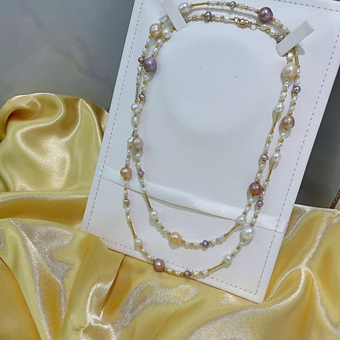 93cm Multi-Tone Baroque Pearl Necklace