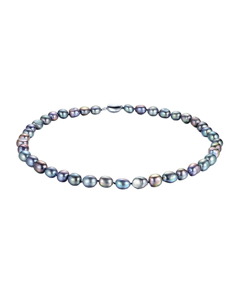 9–10mm Peacock Baroque Freshwater Pearl Necklace - Necklaces made with hand-selected pearls from House of Pearls