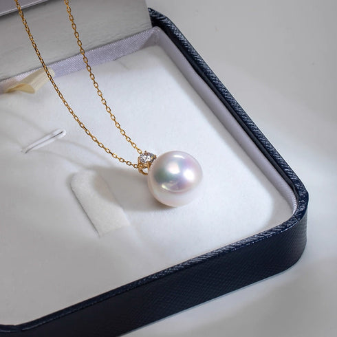 Timeless Kate Freshwater Pearl Pendant - 18K Solid Gold
