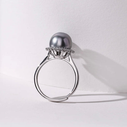 Sunflower Tahitian Pearl Ring