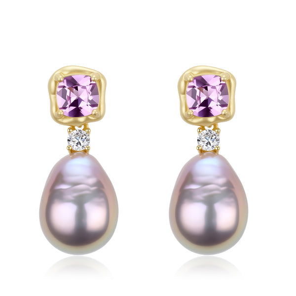 Amethyst Allure Earrings