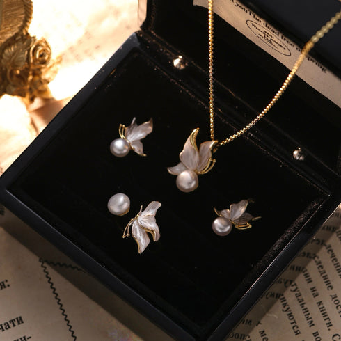 Butterfly Freshwater Pearl Set