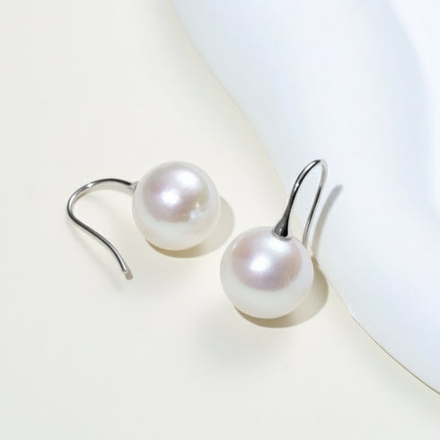 10–11mm Freshwater Pearl Hook Earrings