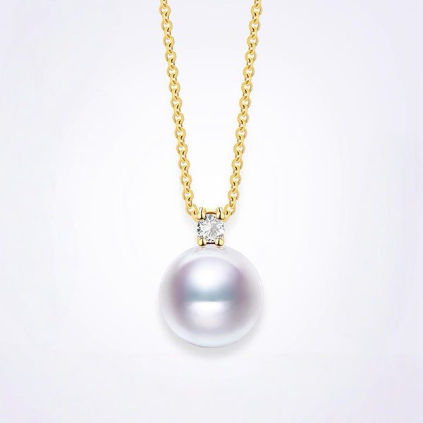 Timeless Kate Freshwater Pearl Pendant - 18K Solid Gold
