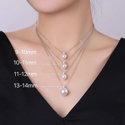 Timeless Kate Freshwater Pearl Pendant - 18K Solid Gold