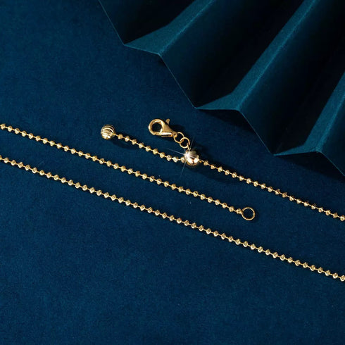 Stylish Star Pearl Drop Necklace - 18K Gold Vermeil