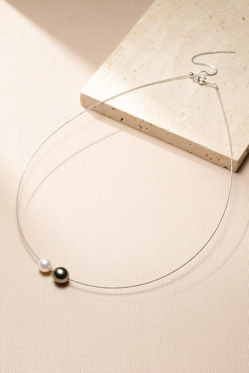Noir & Pearl Overture Necklace