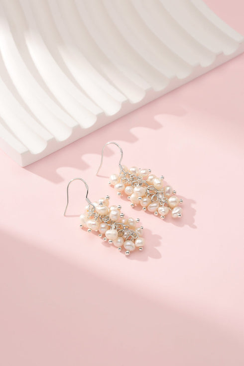 2-3mm Freshwater Pearls Grape Shape Earrings - May-Lynn Jewelry