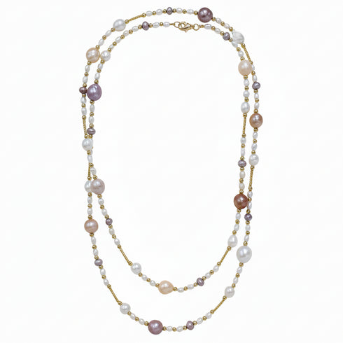 93cm Multi-Tone Baroque Pearl Necklace
