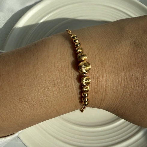 Smile Ball Bracelet – Gold Vermeil / Sterling Silver