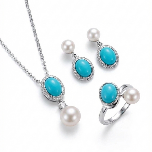 Turquoise Pearl Classic Set
