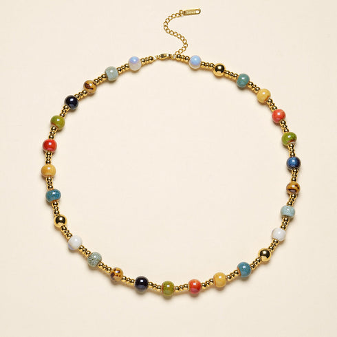 Colorful Ceramic Necklace