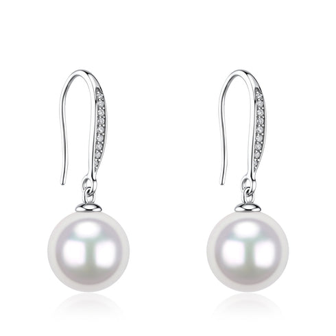 Classic Seawater Akoya Pearl Hook Earrings
