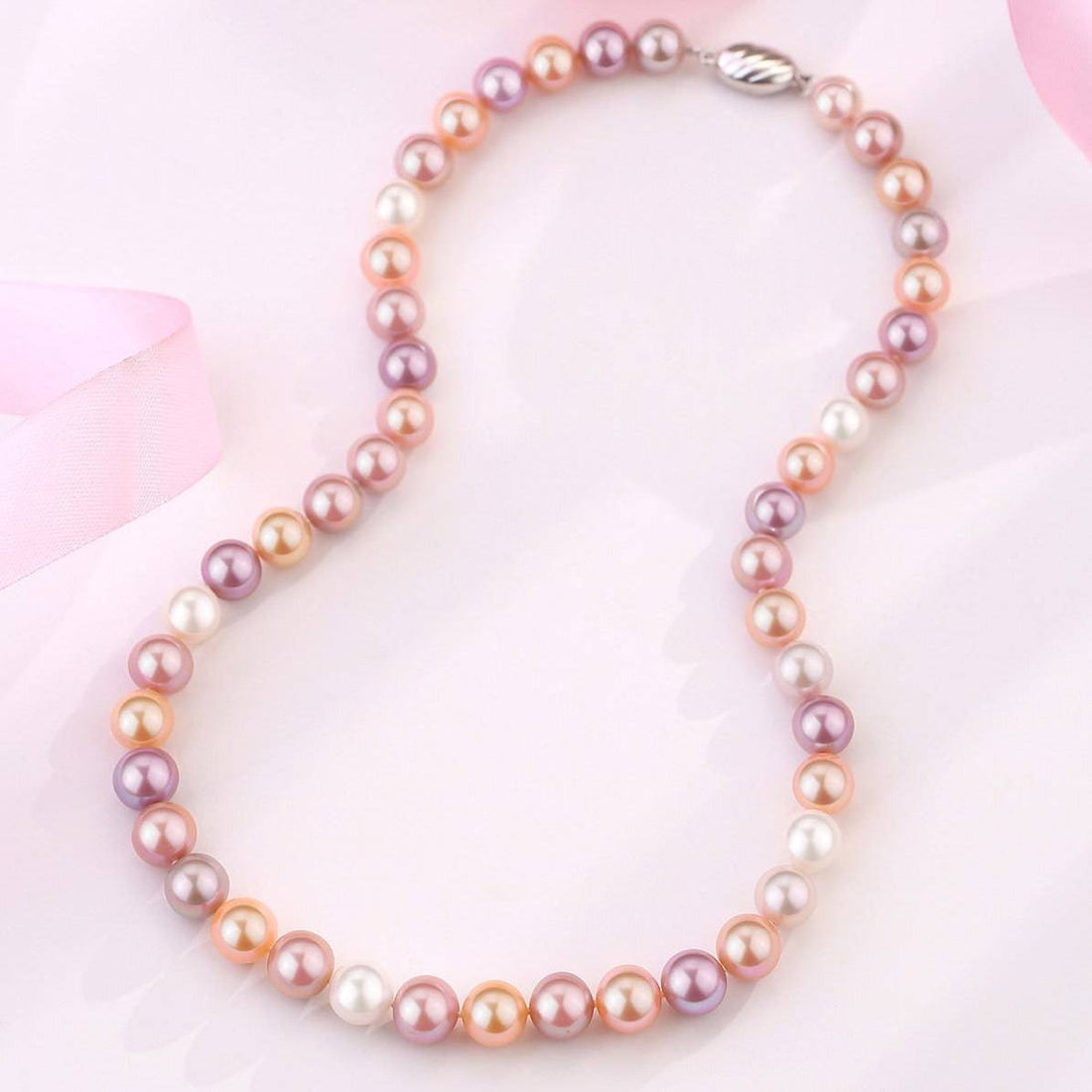 Classic Multicolor Freshwater Pearl Necklace Multiple Lengths - Necklaces made with hand-selected pearls from House of Pearls