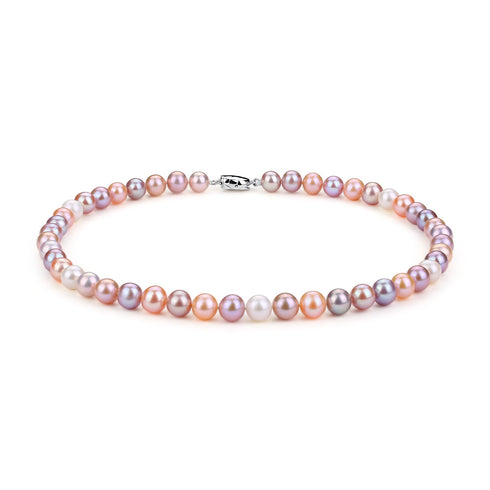 Classic Multicolor Freshwater Pearl Necklace Multiple Lengths - Necklaces made with hand-selected pearls from House of Pearls
