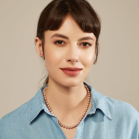 Classic Purple Freshwater Pearl Necklace Multiple Lengths - Necklaces made with hand-selected pearls from House of Pearls