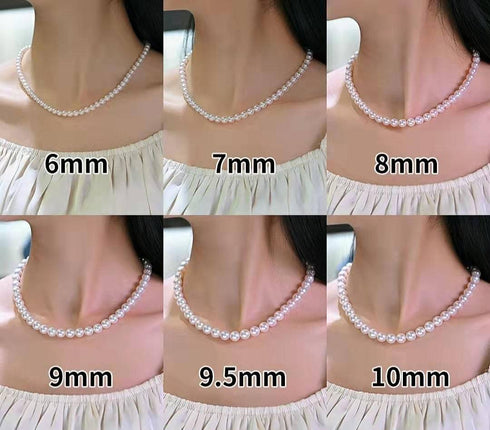 Classic White Freshwater Pearl Necklace Multiple Lengths - Necklaces made with hand-selected pearls from House of Pearls