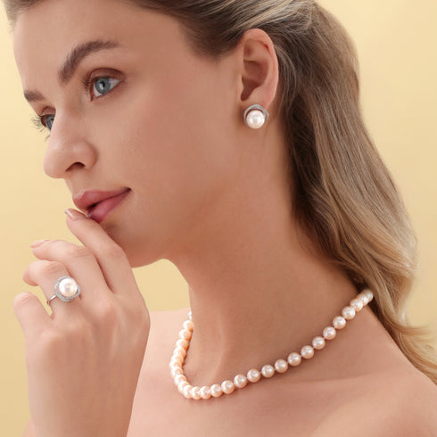 Classic White Freshwater Pearl Necklace Multiple Lengths - Necklaces made with hand-selected pearls from House of Pearls