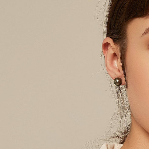 Tahitian South Sea Pearl & Stud Earrings - May-Lynn