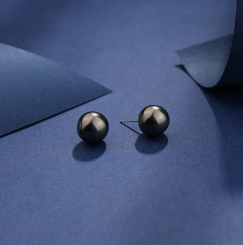 Tahitian South Sea Pearl & Stud Earrings - May-Lynn