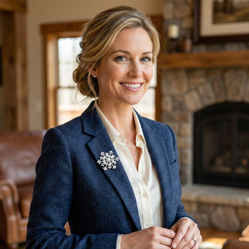 Festive Freshwater Pearl Brooch Collection